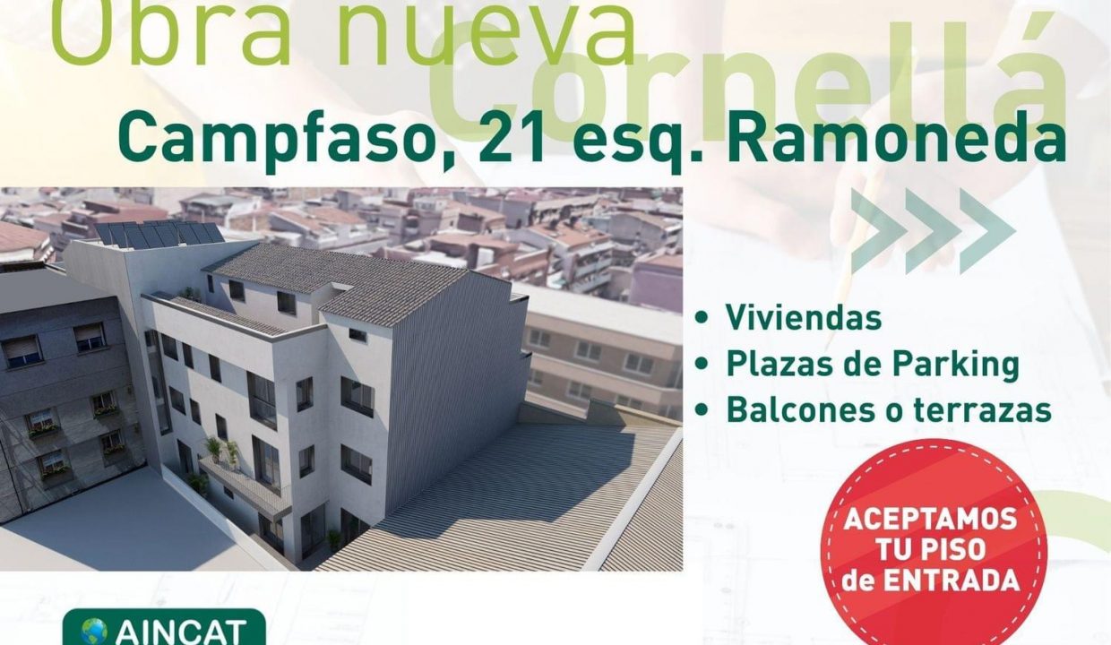 Promoción CAMPFASO, obra nueva en Cornellà de Llobregat (Revista)