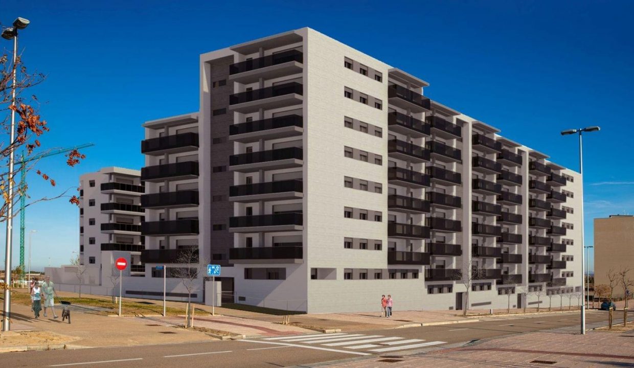 Promoción Residencial patio los Naranjos, obra nueva en Zaragoza (Revista)