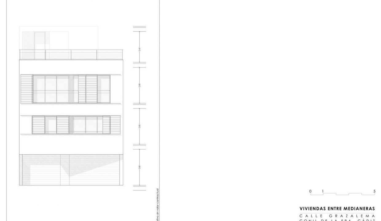 Promoción Calle Grazalema, obra nueva en Conil de la Frontera (Revista)
