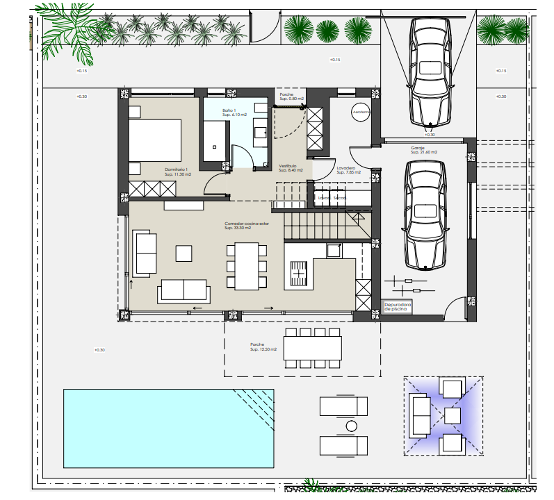 Promoción 2 VILLAS EN LA TORRE, obra nueva en Alicante (Revista)