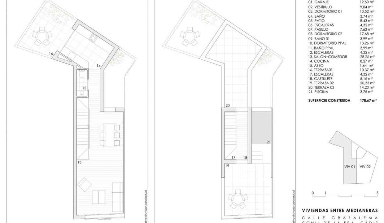 Promoción Calle Grazalema, obra nueva en Conil de la Frontera (Revista)