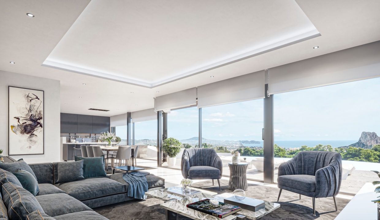 Promoción Villa de lujo de proyecto contemporáneo, obra nueva en Calpe (Revista)