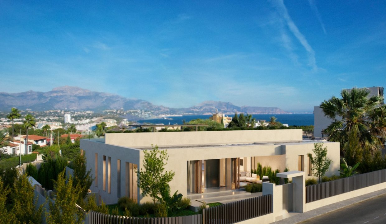 Promoción Exquisita villa con vistas al mar, obra nueva en l'Albir (Revista)