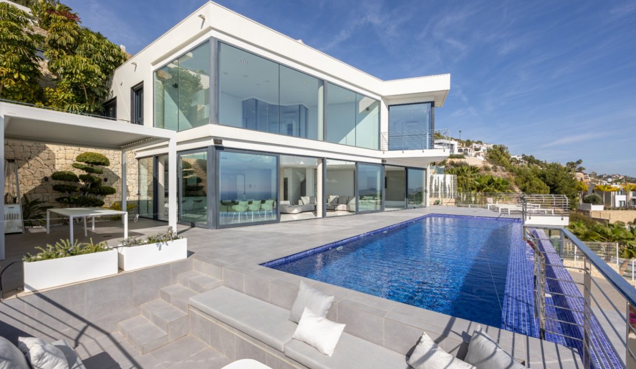 Promoción Impresionante villa en el pintoresco pueblo, obra nueva en Benisa (Revista)