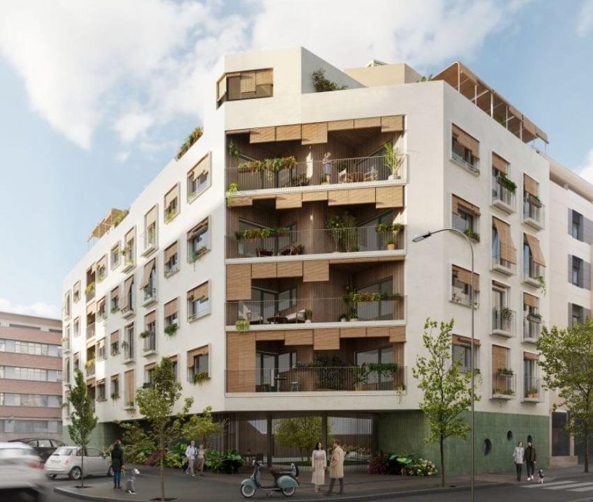 Promoción Covivienda ecológica Tomás Bretón, obra nueva en Madrid (Revista)