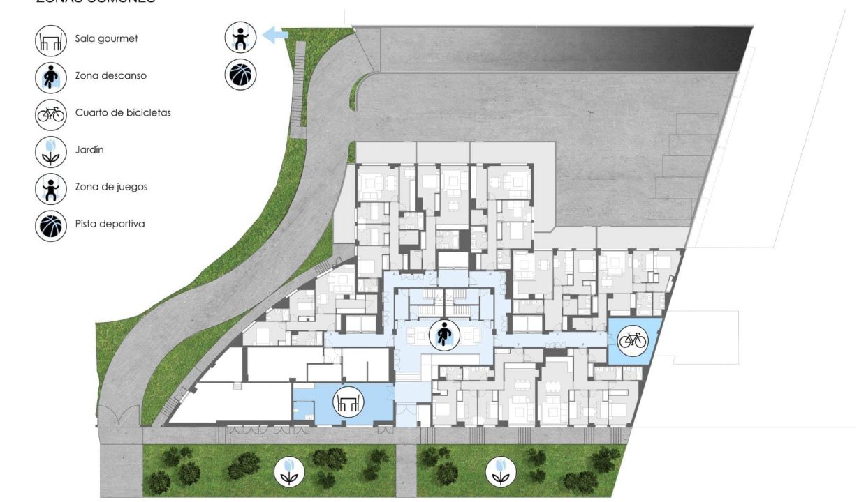 Promoción Edificio Parque Eiris, obra nueva en La Coruña (Revista)
