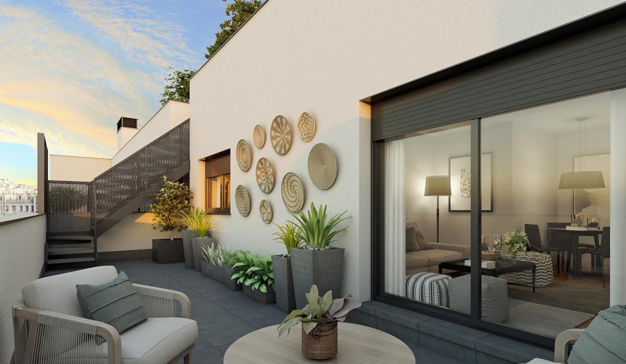 Promoción Residencial Quintana, obra nueva en Madrid (Revista)