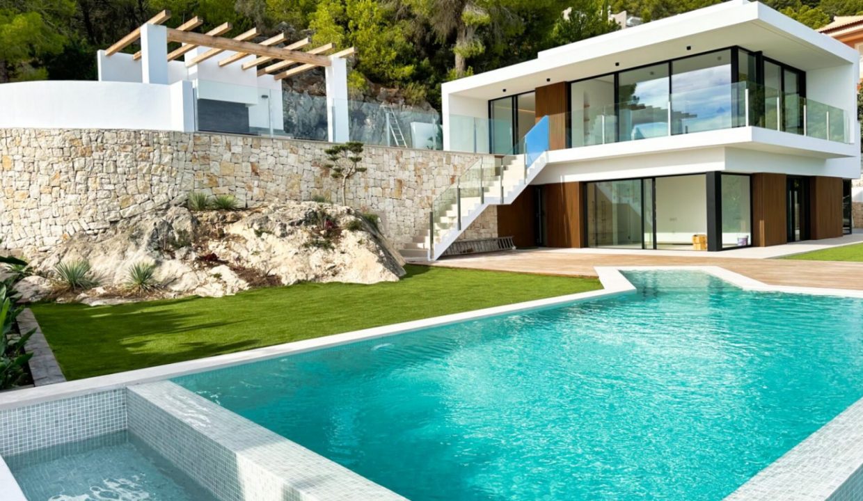 Promoción Villa de lujo con un estilo moderno e innovador,, obra nueva en Calpe (Revista)