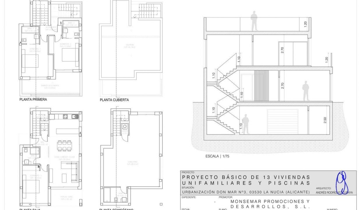 Promoción Villas Don Mar La Nucia, obra nueva en La Nucía (Revista)