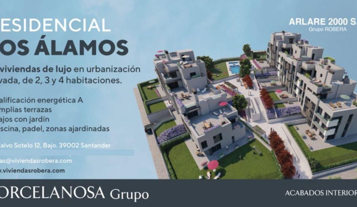 Promoción Los Álamos-I, obra nueva en Cueto (Revista)