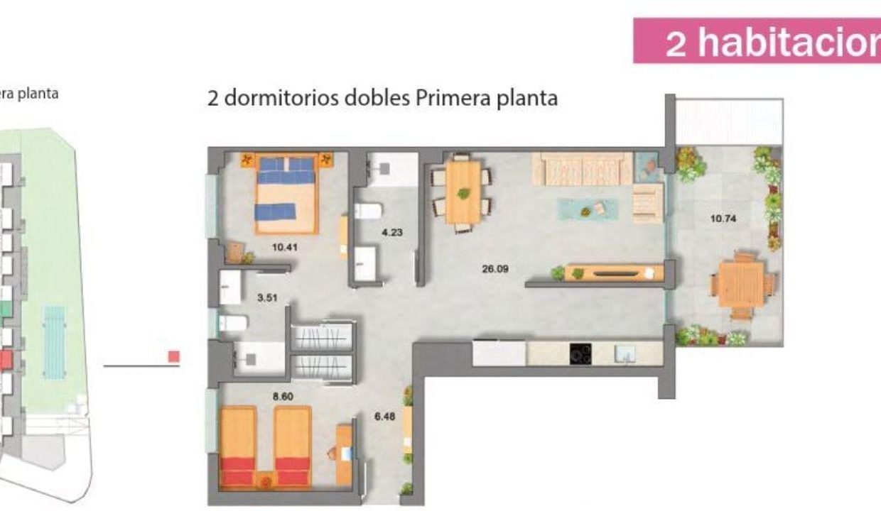 Promoción Residencial Rosales, obra nueva en Alcocéber (Revista)
