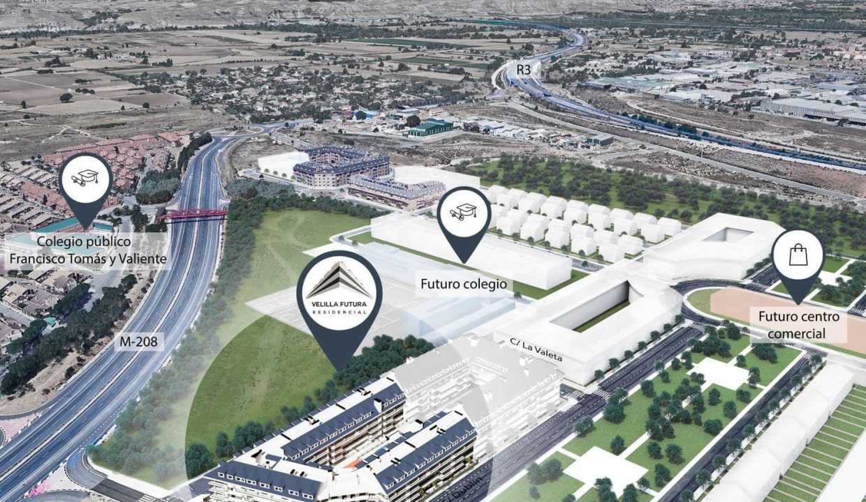 Promoción Residencial Velilla Futura Fase II, obra nueva en Urbanización Velilla de San Antonio (Revista)