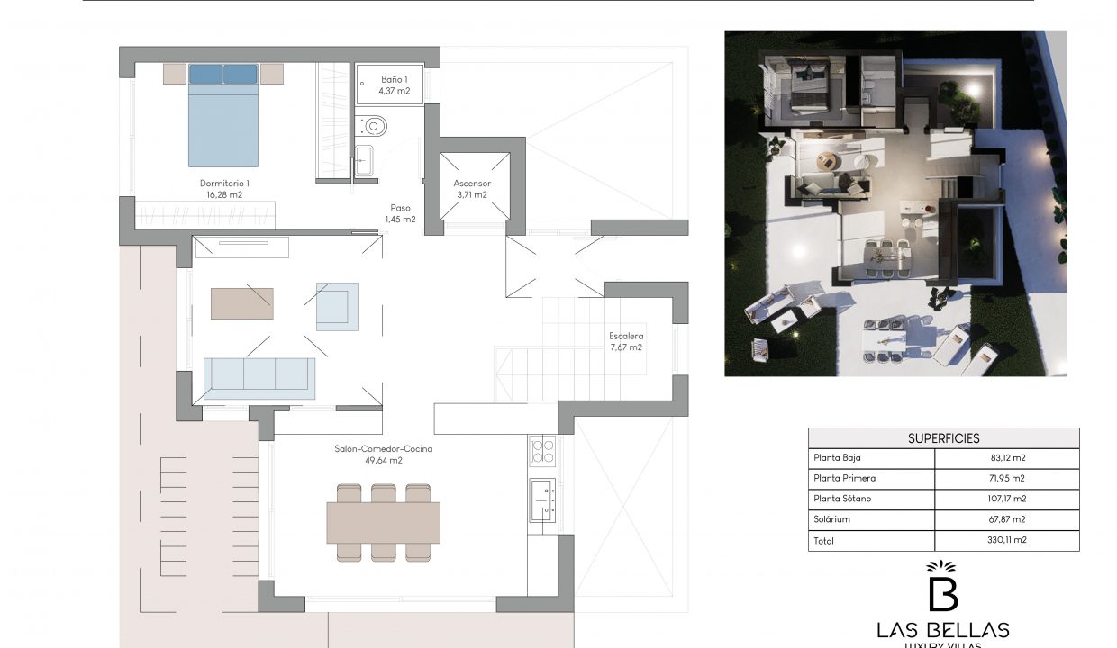 Promoción Las Bellas Luxury Villas, obra nueva en Finestrat (Revista)