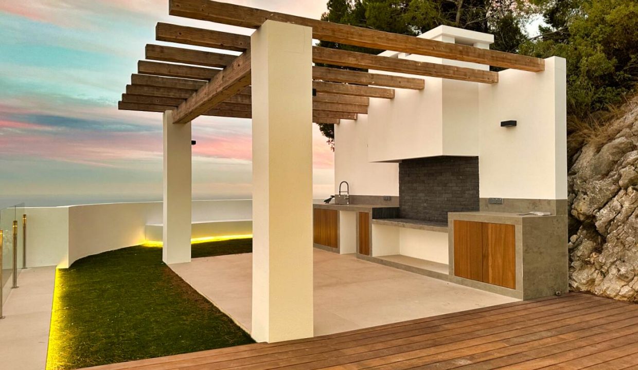 Promoción Villa de lujo con un estilo moderno e innovador,, obra nueva en Calpe (Revista)