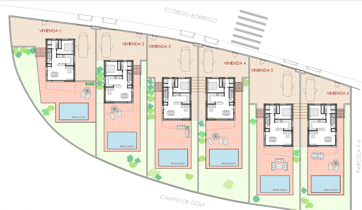Promoción VISTA AZUL XXXV LO ROMERO GOLF VILLAS, obra nueva en Pilar de la Horadada (Revista)