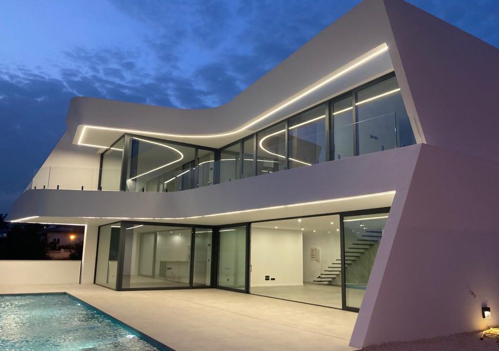 Promoción Villa de lujo en una zona privilegiada, obra nueva en Calpe (Revista)