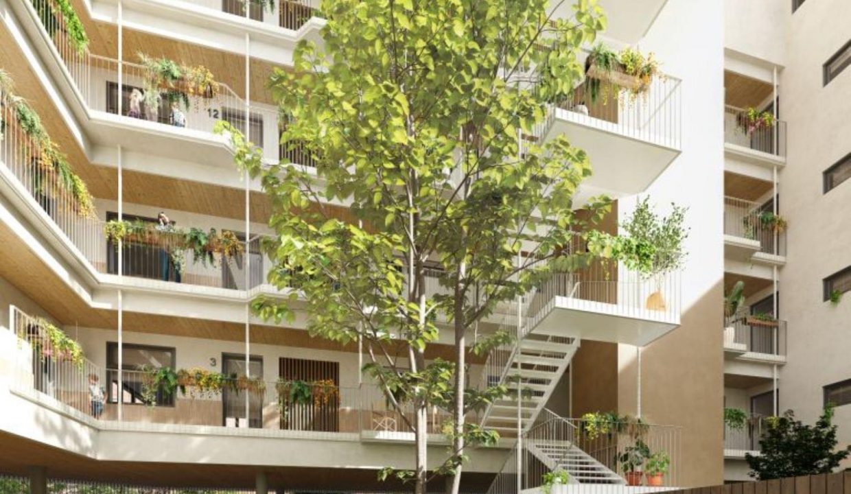 Promoción Covivienda ecológica Tomás Bretón, obra nueva en Madrid (Revista)