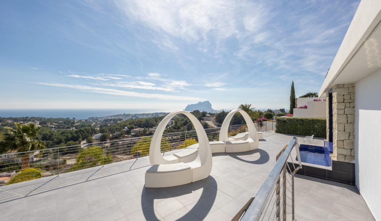 Promoción Impresionante villa en el pintoresco pueblo, obra nueva en Benisa (Revista)