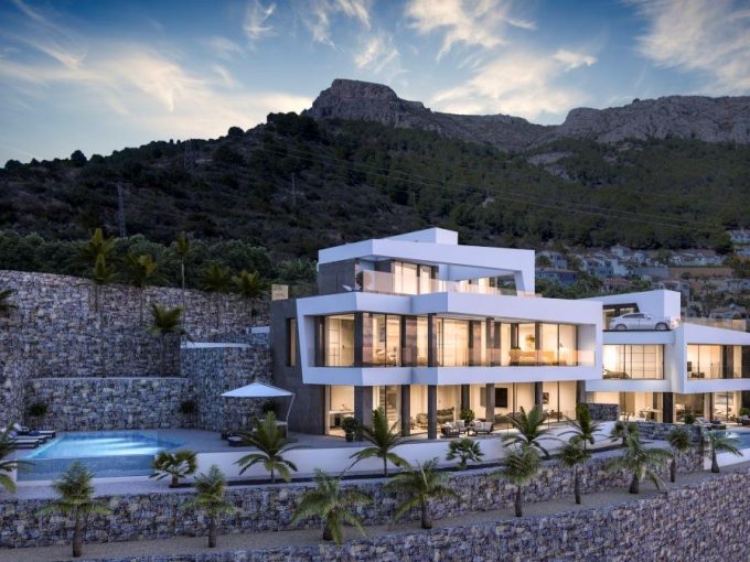 Promoción Villa moderna con impresionantes vistas panorámicas al mar, obra nueva en Calpe (Revista)