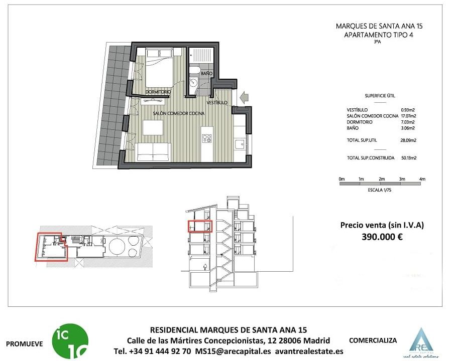 Promoción Marques de Santa Ana 15, obra nueva en Madrid (Revista)