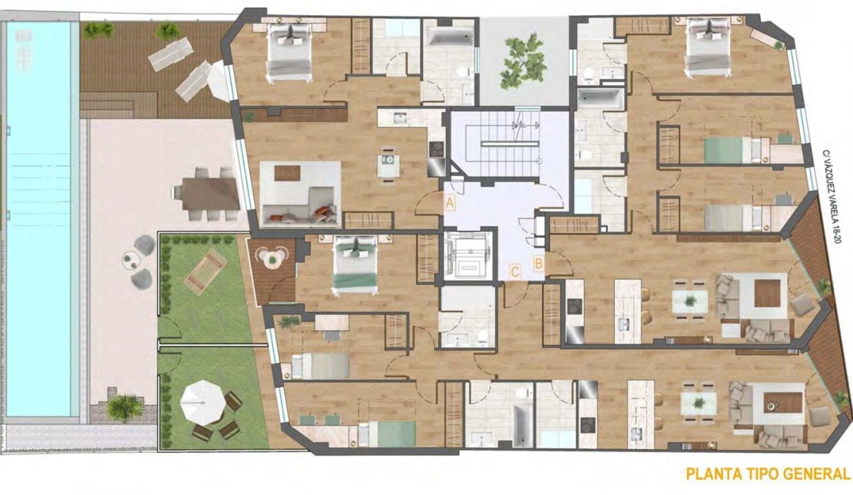 Promoción Residencial Vázquez Varela 18, obra nueva en A Divina Pastora (Revista)