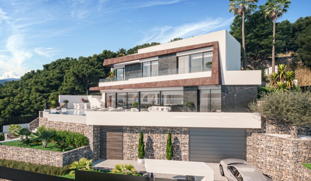 Promoción Villa de lujo de proyecto contemporáneo, obra nueva en Calpe (Revista)