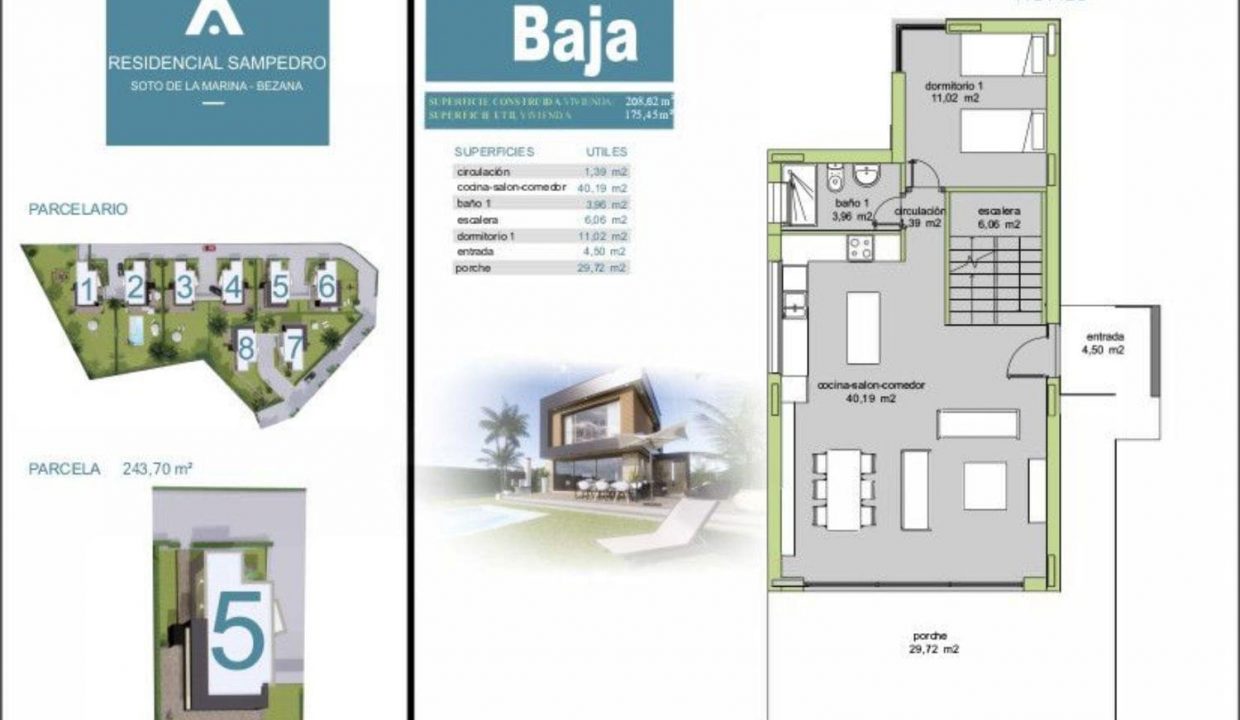 Promoción Residencial Sampedro, obra nueva en Soto de la Marina (Revista)