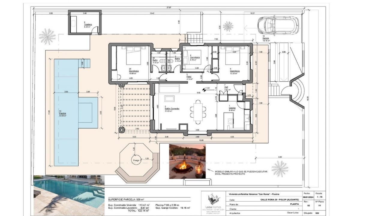 Promoción Encantadora residencia de estilo ibicenco, obra nueva en Chirles (Revista)