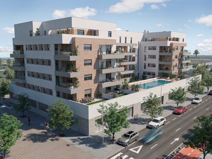 Promoción Residencial Veleta Palmas Altas, obra nueva en Sevilla (Revista)