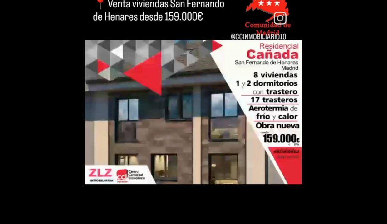 Promoción Residencial Cañada, obra nueva en San Fernando de Henares (Revista)