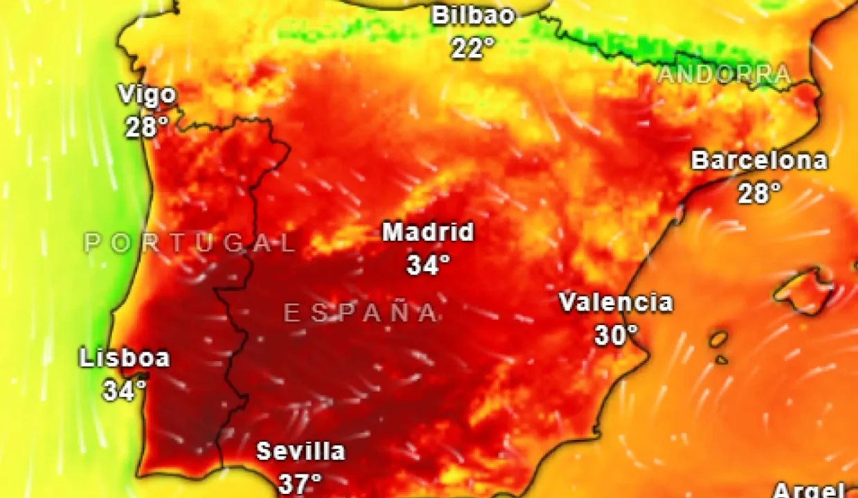 До 40°C в тени: где в Испании жара достигнет пика в ближайшие сутки