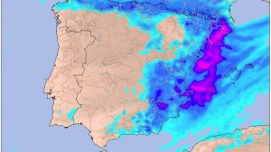 What regions of Spain will be under the blow of the elements today?