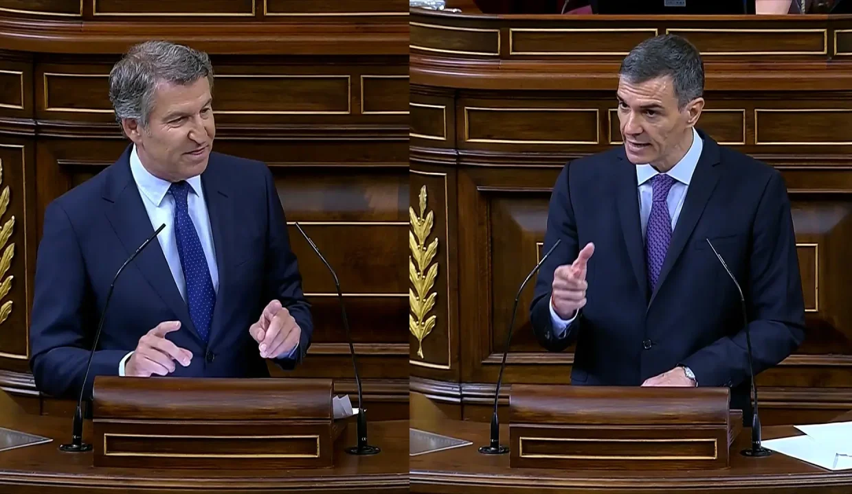 feijoo y sanchez en el congreso